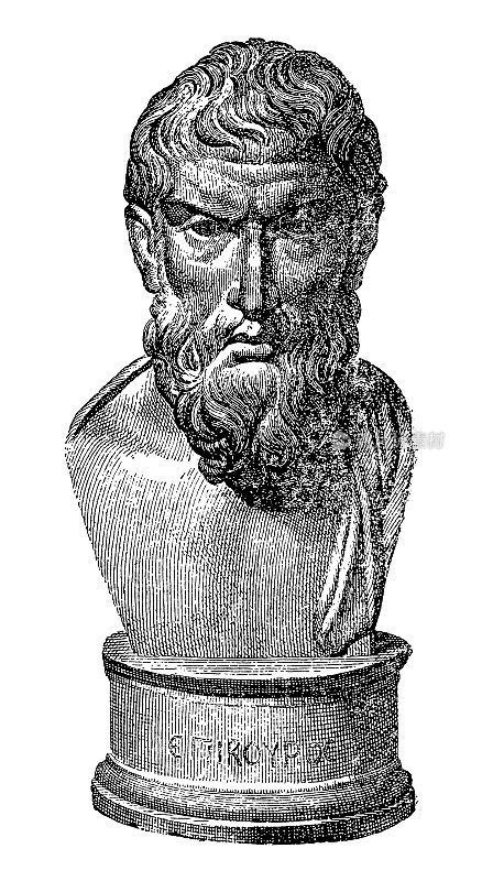 伊壁鸠鲁(公元前341-271/270)，希腊哲学家